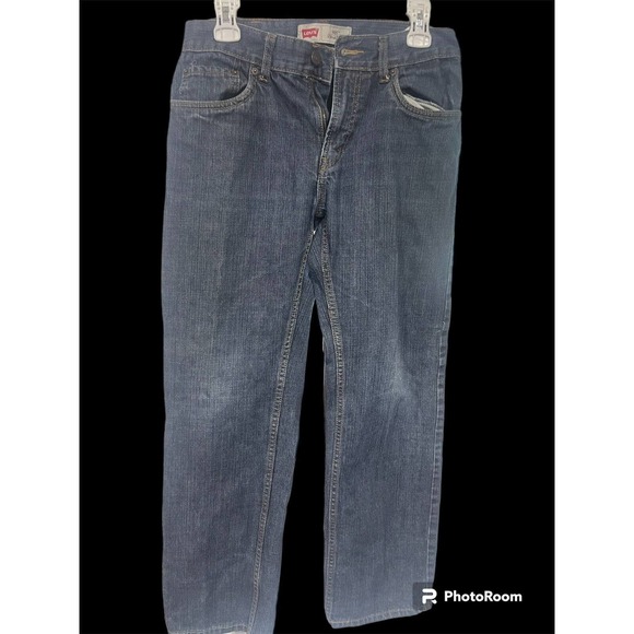 Levi's Other - Levis 505 Regular Fit Straight Leg Boys Jeans 18 Reg 29x29 Blue Denim Youth 3/13
